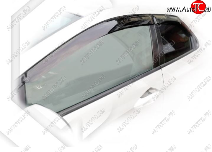 2 049 р. Дефлектора окон CA-Plastiс  Honda Civic  FK,FN (2005-2011) хэтчбэк 5 дв. дорестайлинг, хэтчбэк 5 дв. рестайлинг (Classic полупрозрачный)  с доставкой в г. Москва