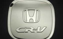 949 р. Накладка на лючок бензобака СТ Honda CR-V RM1,RM3,RM4 дорестайлинг (2012-2015)  с доставкой в г. Москва. Увеличить фотографию 2