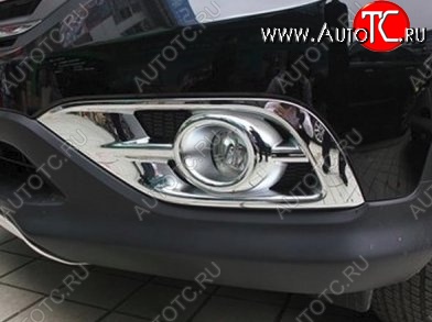 4 749 р. Подиумы противотуманных фар СТ Honda CR-V RM1,RM3,RM4 дорестайлинг (2012-2015)  с доставкой в г. Москва