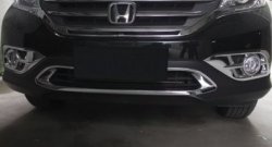 8 049 р. Накладка на передний воздуховод СТ  Honda CR-V  RM1,RM3,RM4 (2012-2015) дорестайлинг  с доставкой в г. Москва. Увеличить фотографию 2