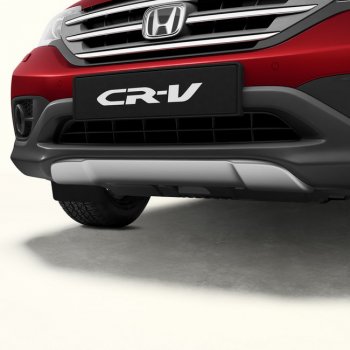 10 799 р. Диффузор переднего бампера Original  Honda CR-V  RM1,RM3,RM4 (2012-2015) дорестайлинг (Неокрашенный)  с доставкой в г. Москва. Увеличить фотографию 1