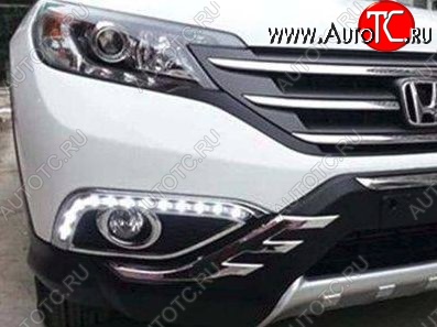 15 499 р. Дневные ходовые огни СТ  Honda CR-V  RM1,RM3,RM4 (2012-2015) дорестайлинг  с доставкой в г. Москва