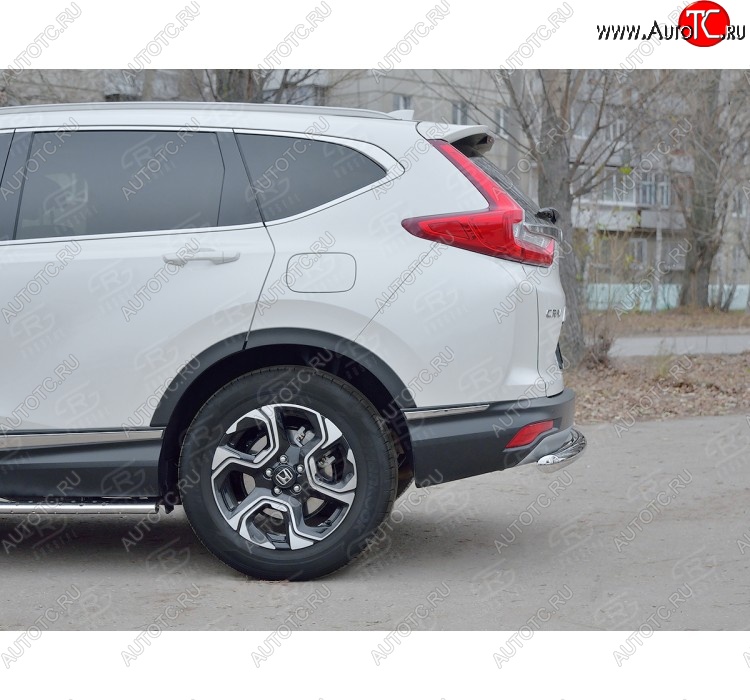 15 999 р. Защита заднего бампера (Ø63 мм, нержавейка) SLITKOFF  Honda CR-V  RW,RT (2016-2020) дорестайлинг  с доставкой в г. Москва