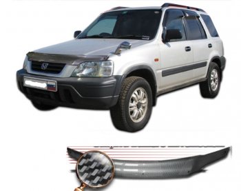 Дефлектор капота CA-Plastiс Honda (Хонда) CR-V (СР-В)  RD1,RD2,RD3 (1995-2001) RD1,RD2,RD3  дорестайлинг, рестайлинг