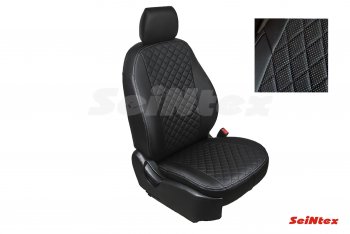 Чехлы для сидений Seintex (экокожа,ромб) Hyundai Accent седан ТагАЗ (2001-2012) ()