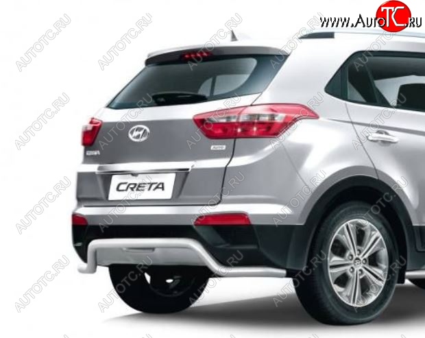 17 999 р. Защита заднего бампера Petroil Tuning  Hyundai Creta  GS (2015-2021) дорестайлинг, рестайлинг  с доставкой в г. Москва