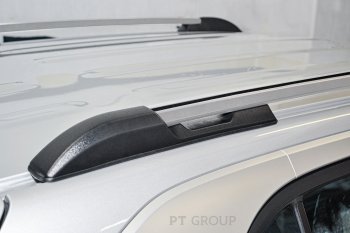 7 949 р. Рейлинги Petroil Tuning  Hyundai Creta  SU (2020-2022) (Серебристый муар)  с доставкой в г. Москва. Увеличить фотографию 5