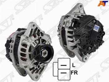 11 449 р. Генератор SAT (12V, 90A, 1,6 G4FC)  Hyundai i20 (PB,  GB), I30 (FD,  2 GD,  3 PD), I30 Fastback (PD), KIA Cerato (2 TD)  с доставкой в г. Москва. Увеличить фотографию 1