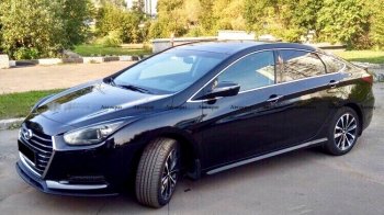 5 649 р. Юбка переднего бампера АВТОКРАТ Hyundai I40 1 VF дорестайлинг универсал (2011-2015) (Неокрашенная)  с доставкой в г. Москва. Увеличить фотографию 4