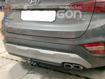 15 499 р. Фаркоп Aragon. (шар A) Hyundai Santa Fe TM дорестайлинг (2018-2021)  с доставкой в г. Москва. Увеличить фотографию 3