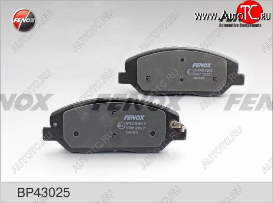 2 399 р. Колодка переднего дискового тормоза FENOX  Hyundai Santa Fe  CM (2006-2009), KIA Sorento  XM (2009-2012)  с доставкой в г. Москва