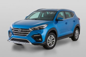 21 899 р. Передний бампер YT  Hyundai Tucson  TL (2015-2018) дорестайлинг (Неокрашенный)  с доставкой в г. Москва. Увеличить фотографию 3