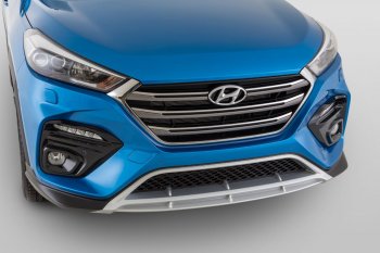 21 899 р. Передний бампер YT  Hyundai Tucson  TL (2015-2018) дорестайлинг (Неокрашенный)  с доставкой в г. Москва. Увеличить фотографию 5