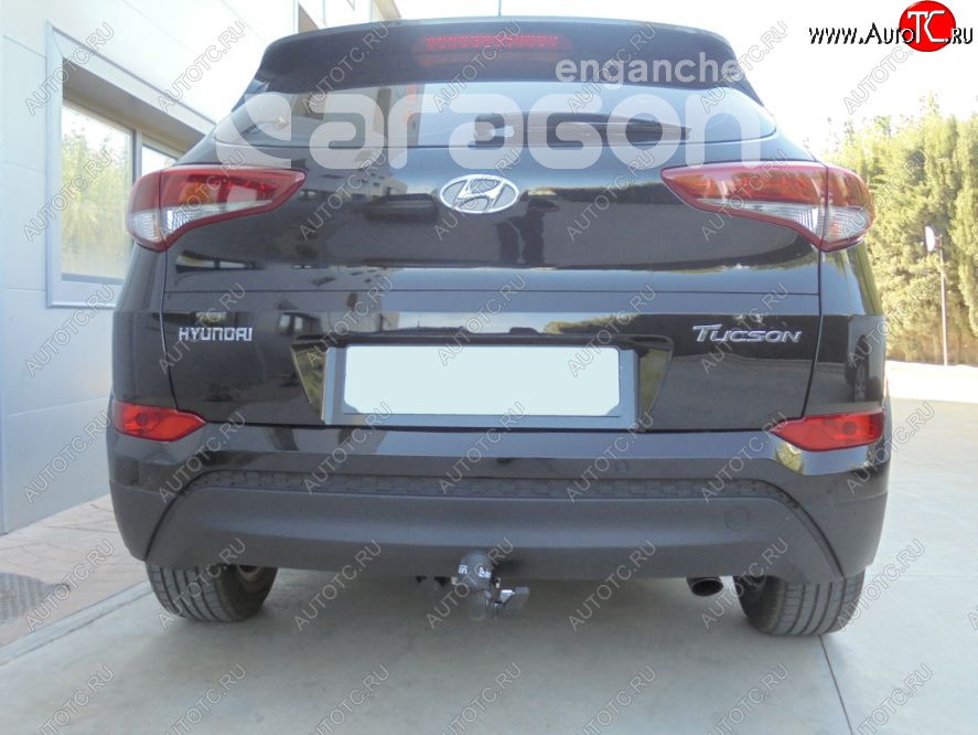 48 999 р. Фаркоп Aragon (съемный шар тип S - горизонтальный выдвижной шар) Hyundai Tucson TL дорестайлинг (2015-2018)  с доставкой в г. Москва