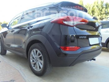 48 999 р. Фаркоп Aragon (съемный шар тип S - горизонтальный выдвижной шар) Hyundai Tucson TL дорестайлинг (2015-2018)  с доставкой в г. Москва. Увеличить фотографию 4