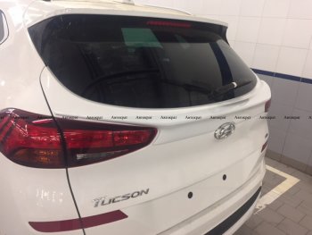 4 499 р. Спойлер АВТОКРАТ Hyundai Tucson TL рестайлинг (2018-2021) (Неокрашенный)  с доставкой в г. Москва. Увеличить фотографию 2