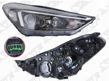 Правая передняя фара SAT (LED) Hyundai Tucson TL рестайлинг (2018-2021)