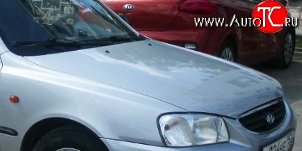 15 999 р. Капот Стандартный  Hyundai Accent  седан ТагАЗ (2001-2012) (Окрашенный)  с доставкой в г. Москва