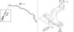 429 р. Полиуретановая втулка стабилизатора задней подвески Точка Опоры  Hyundai Avante - Elantra  XD  с доставкой в г. Москва. Увеличить фотографию 2