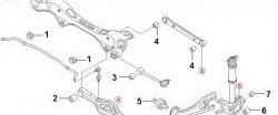 989 р. Полиуретановый сайлентблок цапфы задней подвески Точка Опоры Hyundai IX35 LM рестайлинг (2013-2018)  с доставкой в г. Москва. Увеличить фотографию 2