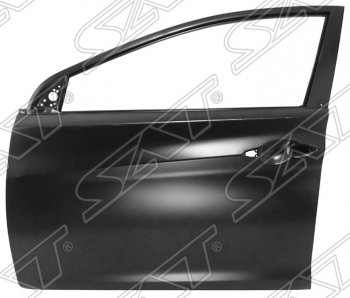 8 299 р. Левая дверь передняя SAT  Hyundai Elantra  MD (2010-2013) дорестайлинг (Неокрашенная)  с доставкой в г. Москва. Увеличить фотографию 1