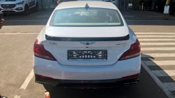 7 949 р. Спойлер на багажник АвтоКрат Hyundai Genesis DH седан рестайлинг (2014-2017) (Неокрашенный)  с доставкой в г. Москва. Увеличить фотографию 5