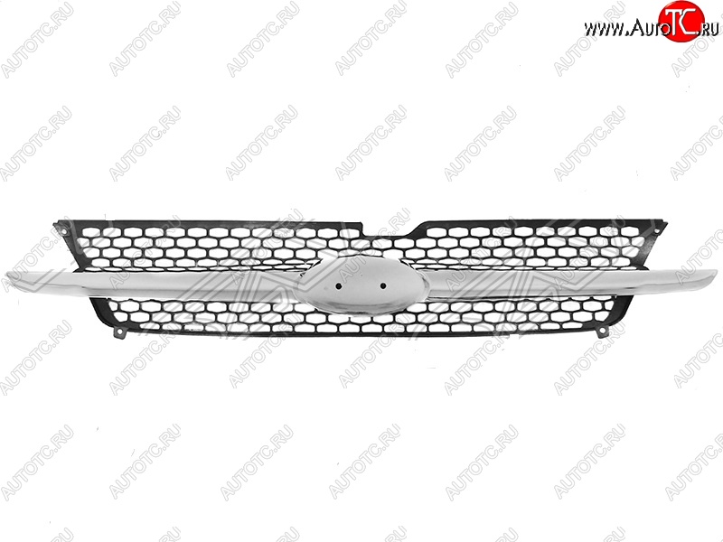 1 899 р. Решётка радиатора SAT (в сборе с хром. молдингом) Hyundai Getz TB хэтчбэк 5 дв. дорестайлинг (2002-2005) (Неокрашенная)  с доставкой в г. Москва