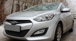 1 839 р. Сетка на бампер Russtal (черная) Hyundai I30 2 GD дорестайлинг универсал (2011-2015)  с доставкой в г. Москва. Увеличить фотографию 3