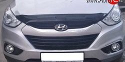 3 299 р. Дефлектор капота NovLine  Hyundai IX35  LM (2009-2018) дорестайлинг, рестайлинг  с доставкой в г. Москва. Увеличить фотографию 1