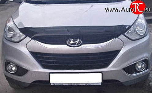 3 299 р. Дефлектор капота NovLine  Hyundai IX35  LM (2009-2018) дорестайлинг, рестайлинг  с доставкой в г. Москва