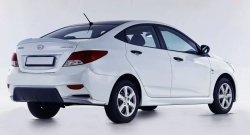 3 599 р. Пороги накладки Sport KIA Rio 3 QB рестайлинг седан (2015-2017) (Неокрашенные)  с доставкой в г. Москва. Увеличить фотографию 6