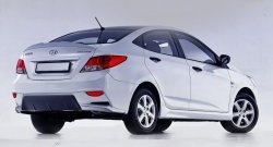 3 599 р. Пороги накладки Sport KIA Rio 3 QB рестайлинг седан (2015-2017) (Неокрашенные)  с доставкой в г. Москва. Увеличить фотографию 7