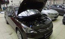 Газовые упоры капота Berkut Hyundai Solaris RBr седан рестайлинг (2014-2017)