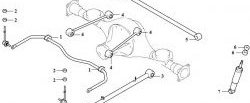 439 р. Полиуретановая втулка стабилизатора задней подвески Точка Опоры Hyundai Terracan HP дорестайлинг (2001-2004)  с доставкой в г. Москва. Увеличить фотографию 2