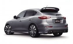 31 249 р. Накладка на задний бампер Impul  INFINITI EX35  J50 (2007-2013) (Неокрашенная)  с доставкой в г. Москва. Увеличить фотографию 3