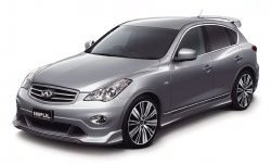 41 249 р. Передний бампер Impul INFINITI EX35 J50 (2007-2013) (Неокрашенный)  с доставкой в г. Москва. Увеличить фотографию 2