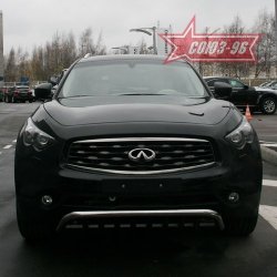 29 384 р. Защита переднего бампера Souz-96 (d60) INFINITI EX35 J50 (2007-2013)  с доставкой в г. Москва. Увеличить фотографию 2