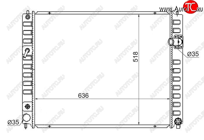 8 249 р. Радиатор двигателя SAT (пластинчатый, МКПП/АКПП) INFINITI FX50 S51 дорестайлинг (2008-2011)  с доставкой в г. Москва