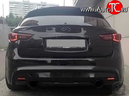 13 349 р. Козырёк на заднее стекло MzSpeed  INFINITI FX37  S51 - FX50  S51 (Неокрашенный)  с доставкой в г. Москва