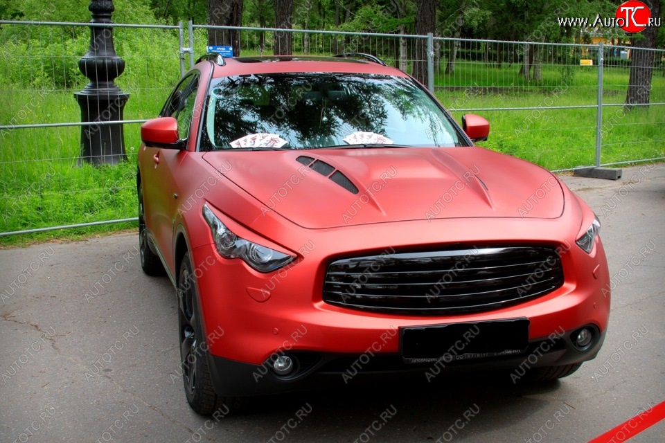 7 949 р. Решетка радиатора MzSpeed INFINITI FX50 S51 дорестайлинг (2008-2011) (Неокрашенная)  с доставкой в г. Москва