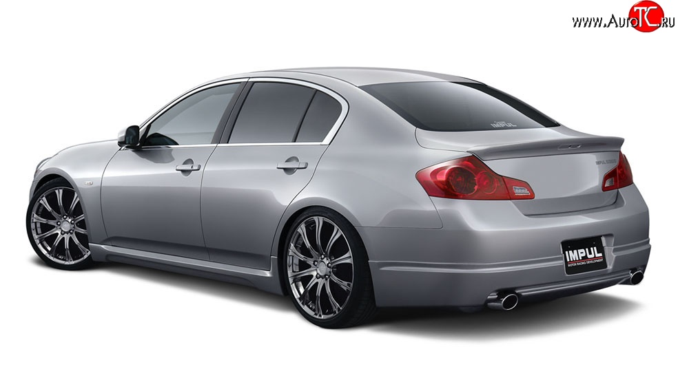 24 999 р. Комплект порогов Impul INFINITI G35 V36 седан (2006-2015) (Неокрашенные)  с доставкой в г. Москва