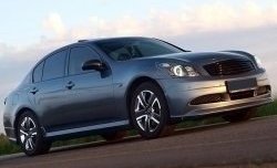 7 949 р. Накладка на передний бампер H Style INFINITI G37 V36 седан рестайлинг (2008-2014) (Неокрашенная)  с доставкой в г. Москва. Увеличить фотографию 2