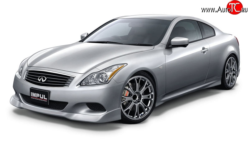 23 899 р. Накладка на передний бампер Impul  INFINITI G37  V36 (2008-2014) седан рестайлинг (Неокрашенная)  с доставкой в г. Москва