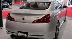 25 249 р. Лип спойлер Impul INFINITI G37 V36 седан рестайлинг (2008-2014) (Неокрашенный)  с доставкой в г. Москва. Увеличить фотографию 4