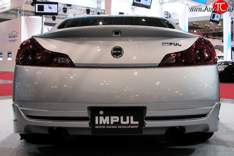 25 249 р. Лип спойлер Impul INFINITI G37 V36 седан рестайлинг (2008-2014) (Неокрашенный)  с доставкой в г. Москва