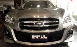 52 749 р. Передний бампер Impul INFINITI M (2010-2014) (Без карбоновых вставок, Неокрашенный)  с доставкой в г. Москва. Увеличить фотографию 3