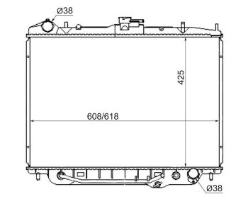 10 499 р. Радиатор двигателя (пластинчатый, 3.2, МКПП/АКПП) SAT  Isuzu Bighorn  UBS25GW,UBS69GW (1991-1993), Isuzu Rodeo (1998-2004), Isuzu Trooper (1991-2002), Isuzu Wizard (1998-2004), Opel Monterey (1991-2002)  с доставкой в г. Москва. Увеличить фотографию 1