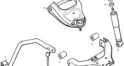 1 079 р. Полиуретановый сайлентблок верхнего рычага передней подвески Точка Опоры Isuzu Bighorn UBS25GW,UBS69GW 5 дв. дорестайлинг (1991-1993)  с доставкой в г. Москва. Увеличить фотографию 2