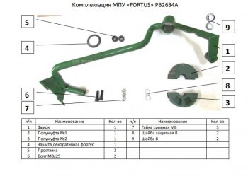 12 999 р. Замок рулевого вала FORTUS (бесштыревой) AT+ KIA Seltos (2019-2025)  с доставкой в г. Москва. Увеличить фотографию 3