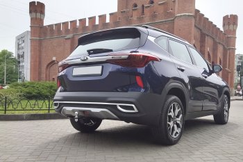 15 399 р. Фаркоп Petroil Tuning (съемный квадрат) KIA Seltos (2019-2024)  с доставкой в г. Москва. Увеличить фотографию 5